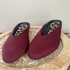 Rothy's Almond Toe Demi Mule in Black Cherry 9